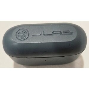 JLab True Wireless Bluetooth Earbuds w/ Charging Case Gray Tested Working